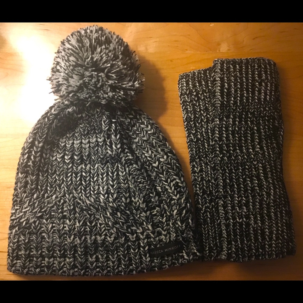 Rebecca Minkoff Hat and Handwarmers